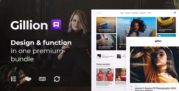 Gillion v4.7 – Multi-Concept Blog/Magazine & Shop WordPress Theme